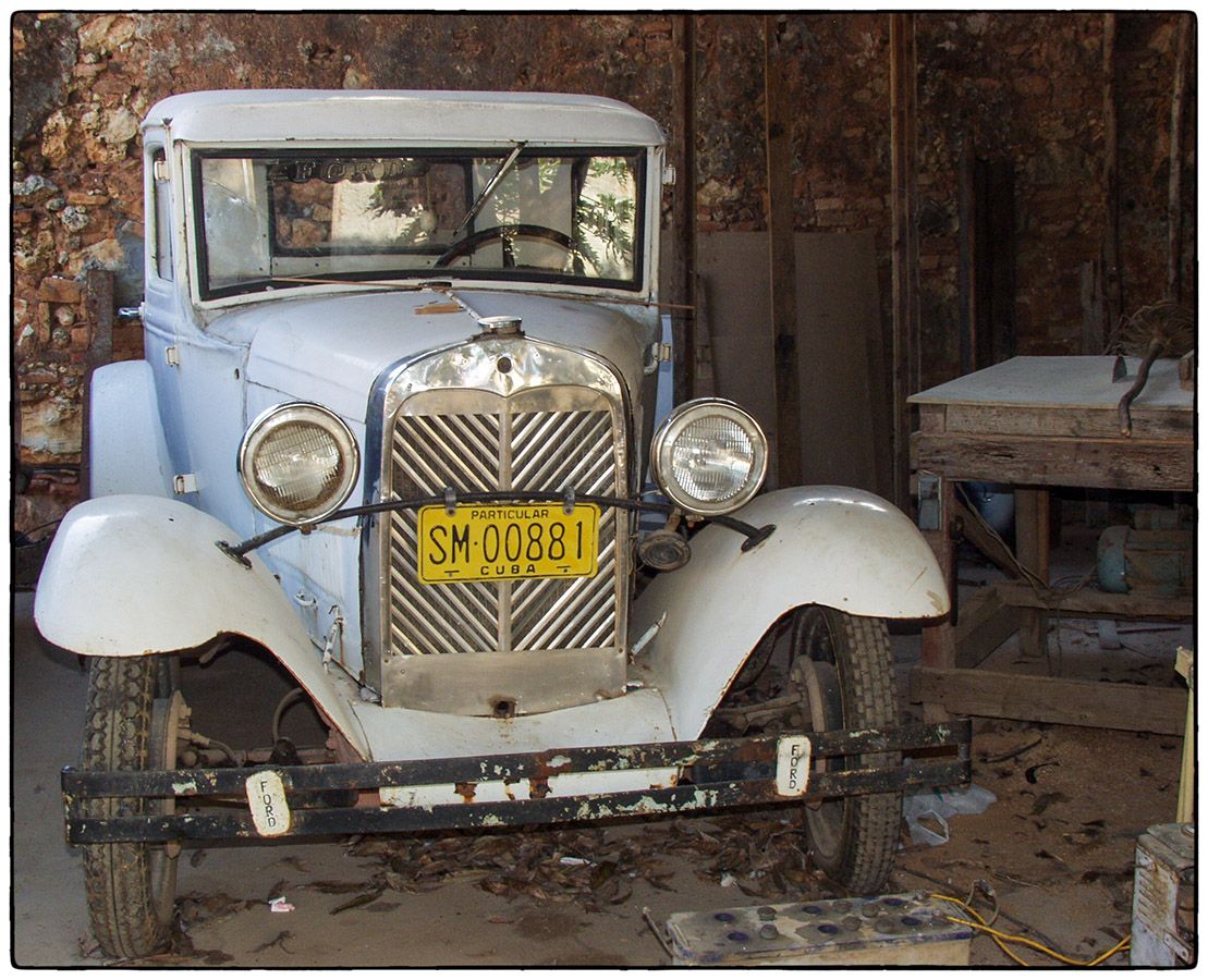 La Ford à l'atelier - Photo Alain Besnard