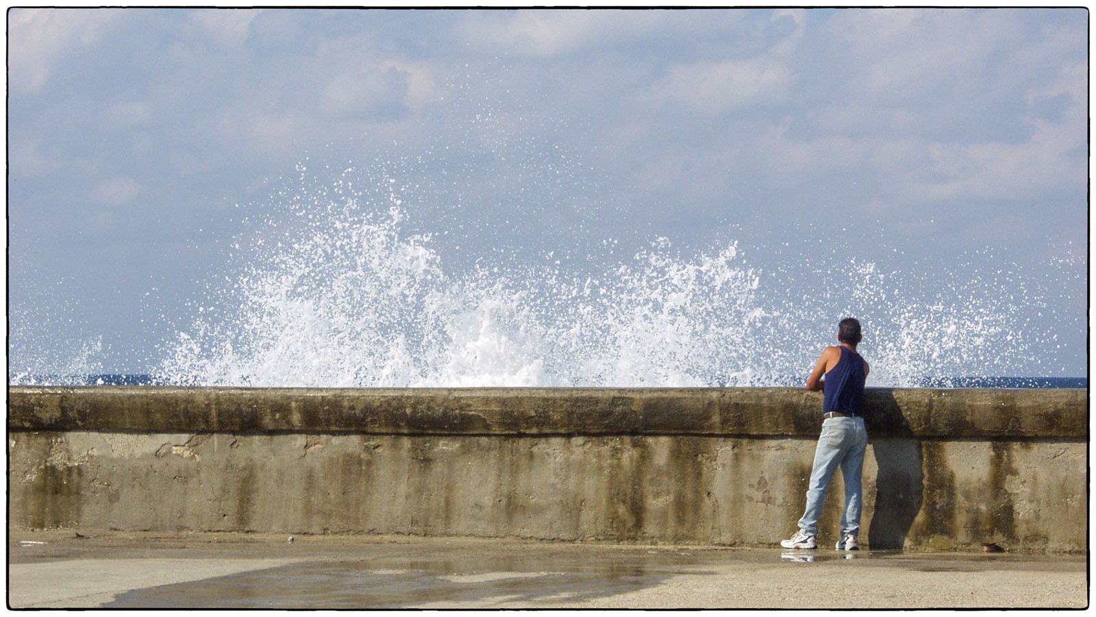 Sur le Malecón - Photo Alain Besnard