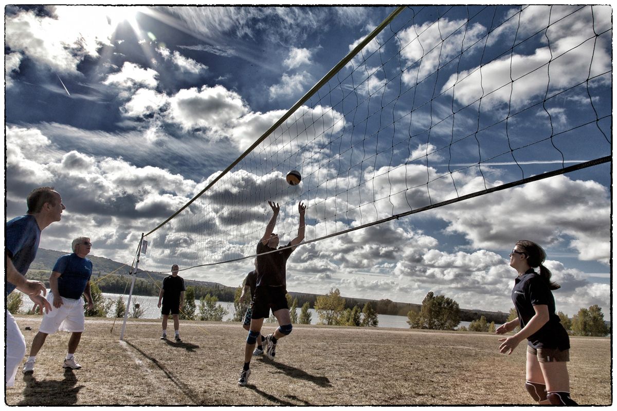 Volley en plein air - Photo Alain Besnard