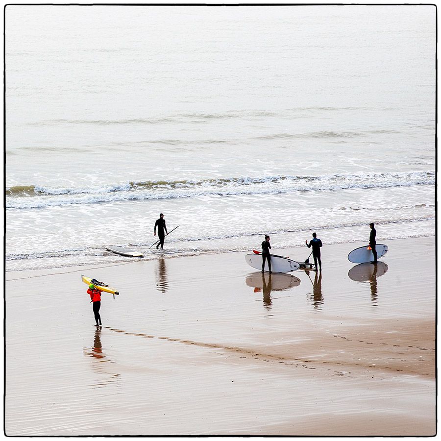 Départ pour le paddle _ photo Alain Besnard